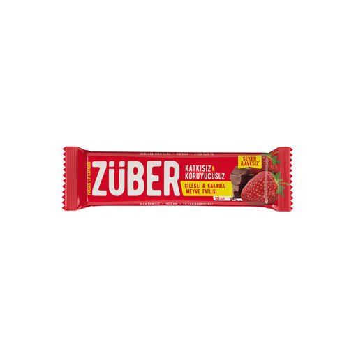 Züber Çilekli Çikolatalı Meyve Bar 40 Gr nin resmi