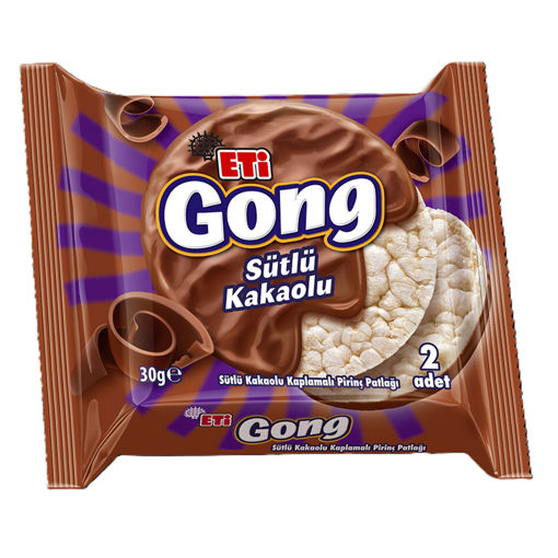 Eti Gong Sütlü Kakao Kaplamalı 30 Gr nin resmi