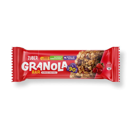 Züber Granola Bar Orman Meyveli 25g nin resmi