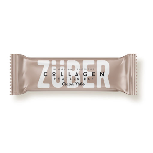 Züber Kakao Çekirdekli Kolajen Proteinli Bar 35 Gr nin resmi