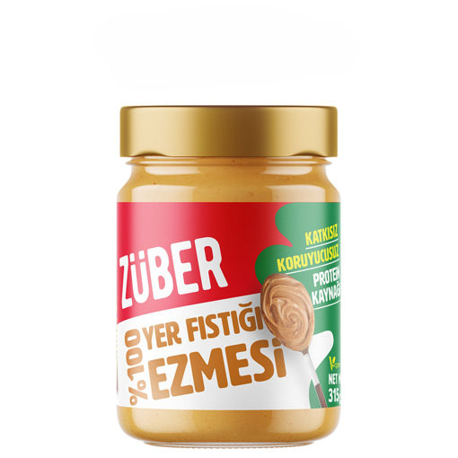 Züber %100 Yer Fıstık Ezmesi 315 Gr nin resmi