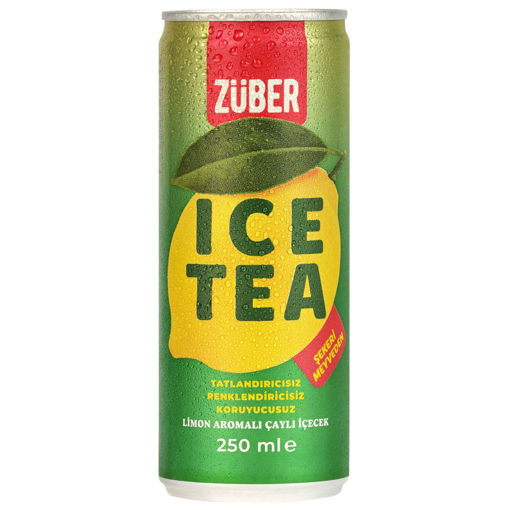 Züber Limon Aromalı Çaylı İçecek 250 Ml nin resmi