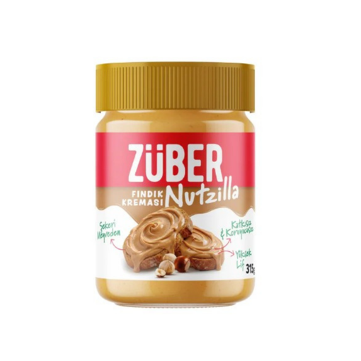 Züber Nutzilla Sade Fındık Kreması 315 Gr nin resmi