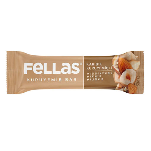 Fellas Karışık Kuruyemişli Bar 30 Gr nin resmi