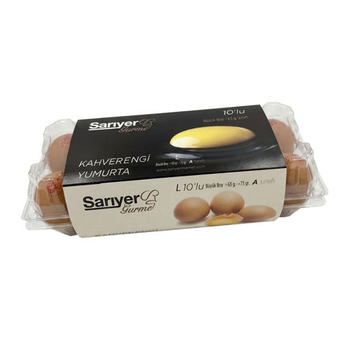 Sarıyer Gurme Yumurta 10'lu 63-72 Gr nin resmi