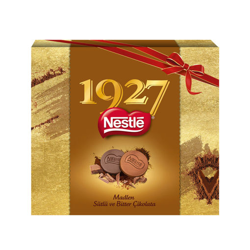 Nestle 1927 Madlen Sütlü ve Bitter Çikolata 188 Gr nin resmi