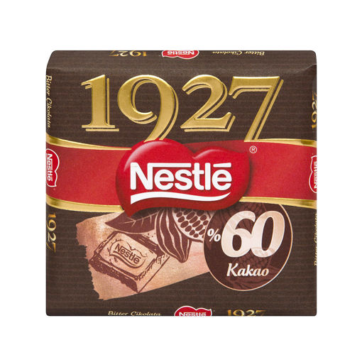 Nestle 1927 %60 Kakaolu Bitter Kare Çikolata 65 Gr nin resmi