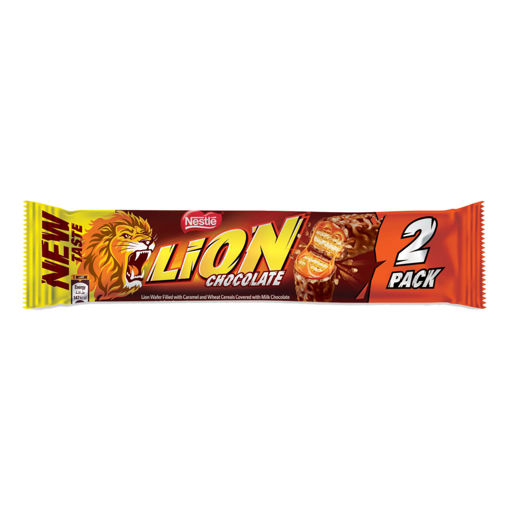 Nestle Lion Chocolate Sütlü Çikolata Kaplı Gofret 60 Gr nin resmi