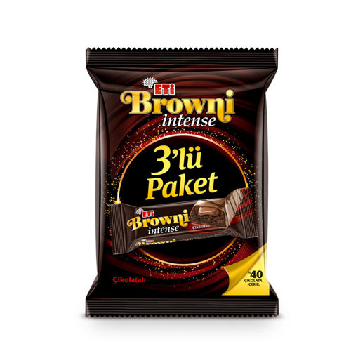 Eti Browni Intense Çikolatalı Kek 3 x 50 Gr nin resmi