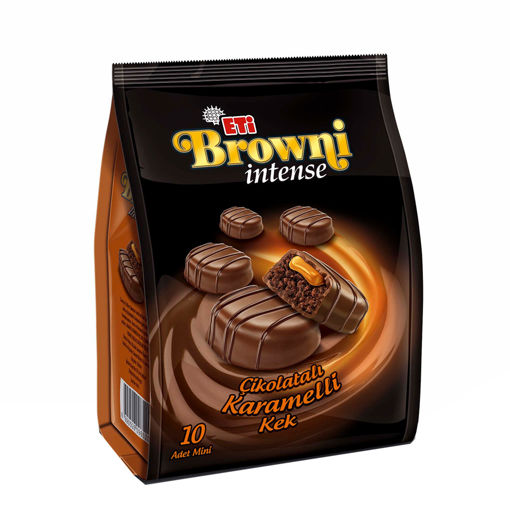 Eti Browni Intense Mini Karamelli Kek 160 Gr nin resmi