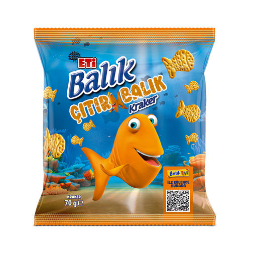 Eti Çıtır Balık Kraker 70 Gr nin resmi