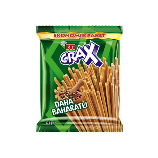 Eti Crax Baharatlı Çubuk Kraker 175 Gr nin resmi