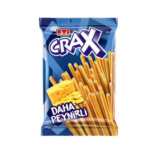 Eti Crax Çubuk Kraker Peynirli 80 Gr nin resmi