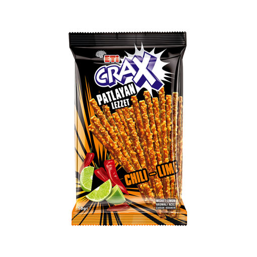 Eti Crax Patlayan Lezzet Limon-Aci Biber 50 Gr nin resmi