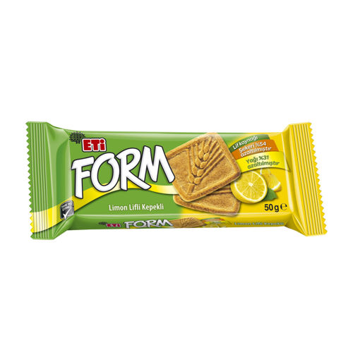 Eti Form Limon Lifli Kepekli Bisküvi 50 Gr nin resmi