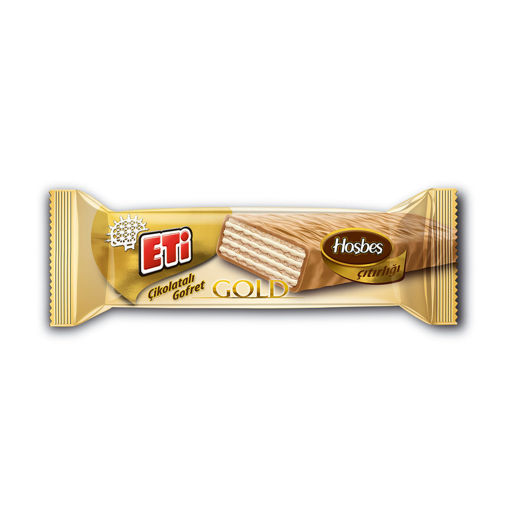 Eti Gold Çikolatalı Gofret 29 Gr nin resmi