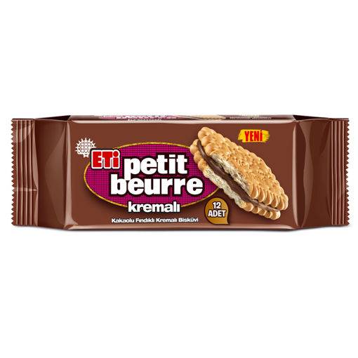 Eti Petit Beurre Kakao Kremalı 270 Gr nin resmi