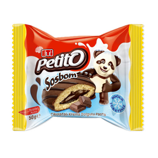 Eti Petito Sosbom Çikolatalı 50g nin resmi