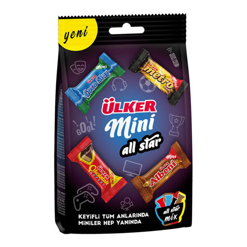 Ülker İkramlık Mini All Star Karma Paket 91 Gr nin resmi