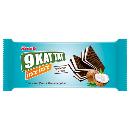 Ülker 9 Kat Tat İnce Hindistan Cevizli 114 Gr nin resmi