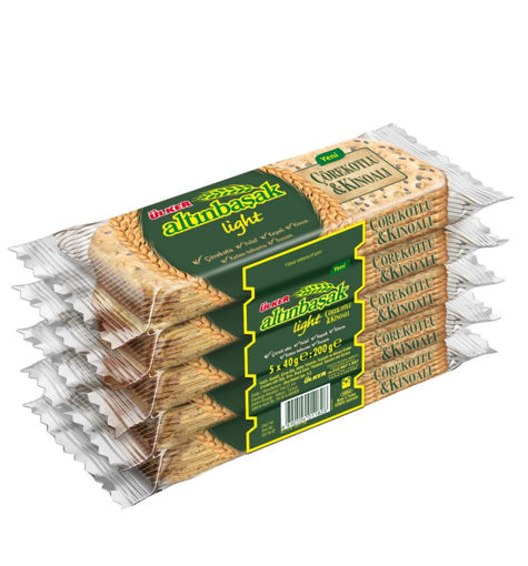 Ülker Altınbaşak Çörek Otlu & Kinoalı Kraker 5 x 40 Gr nin resmi