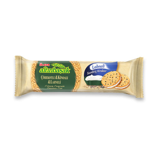 Ülker Altınbaşak Çörekotlu Kinoalı Labneli Kraker 60 Gr nin resmi