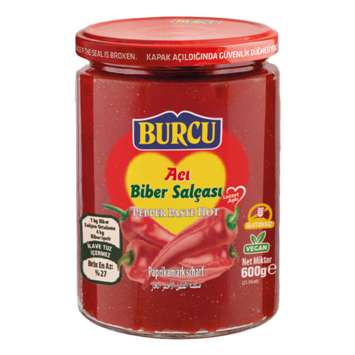 Burcu Acı Biber Salçası 600 Gr nin resmi
