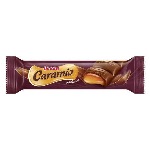 Ülker Caramio Karamel Dolgulu Sütlü Çikolata 32 Gr nin resmi