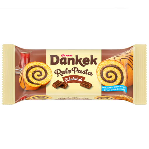 Ülker Dankek Çikolatalı Rulo Pasta 235 Gr nin resmi