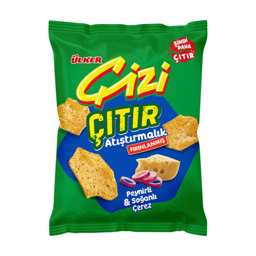 Ülker Çizi Çıtır Peynir & Soğan 50 Gr nin resmi