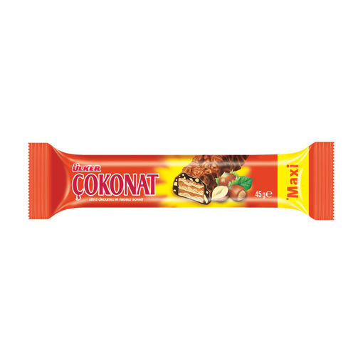 Ülker Çokonat Sütlü Maxi Gofret 45 Gr nin resmi