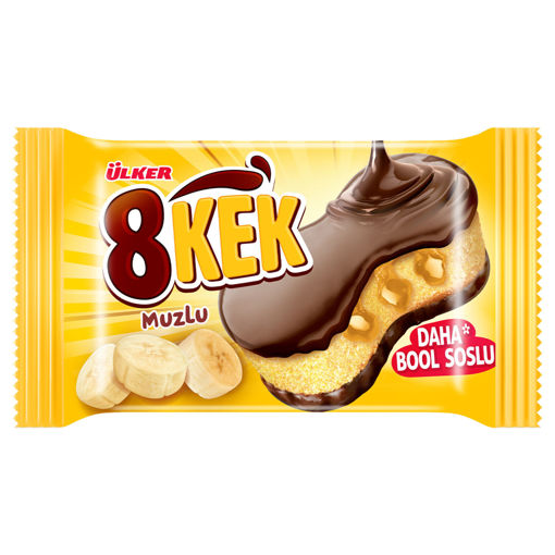 Ülker 8 Kek Muz Çikolata 55 Gr nin resmi