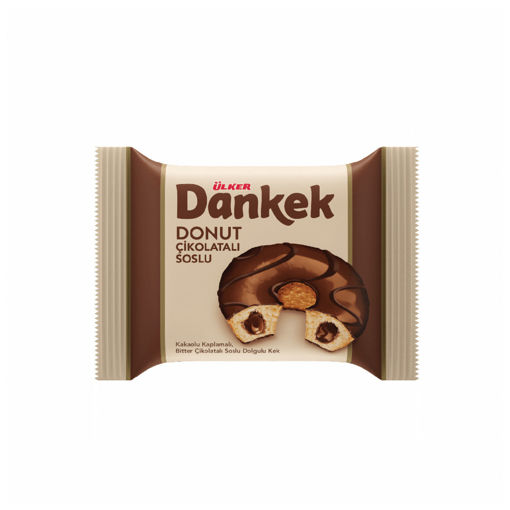Ülker Dankek Donut Çikolata Soslu Kek 45 Gr nin resmi