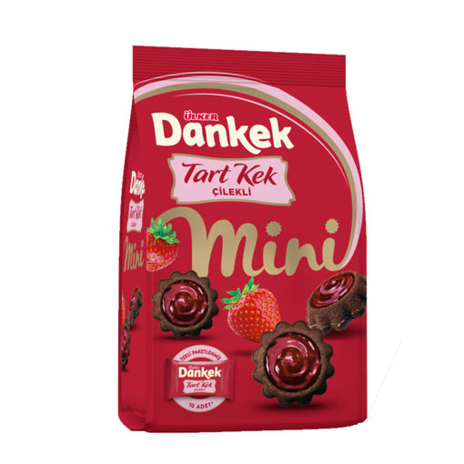 Ülker Dankek Tart Mini Çilekli 150 Gr nin resmi