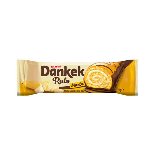 Ülker Dankek Muz Kremalı Rulo Kek 28 Gr nin resmi