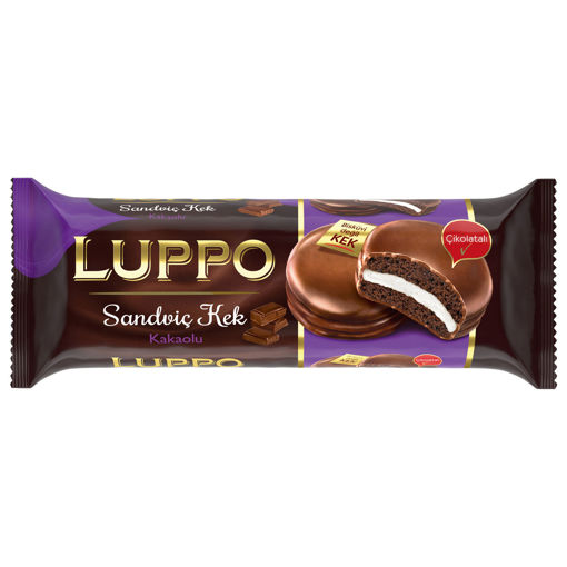 Şölen Luppo Sandviç Kek Kakaolu 184gr 8'Li nin resmi