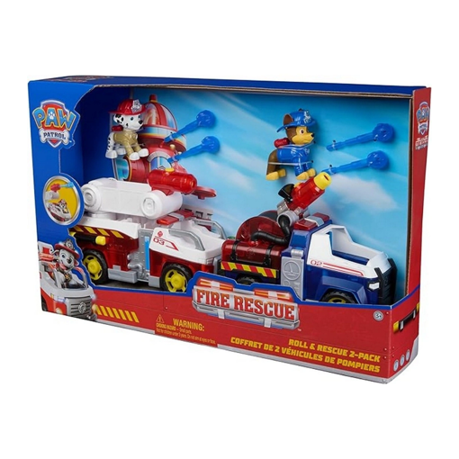 Paw Patrol, İtfaiye Kurtarma Araçları 2'li Paket nin resmi