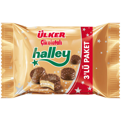 Ülker Halley Mini Granüllü 3lü 264gr nin resmi