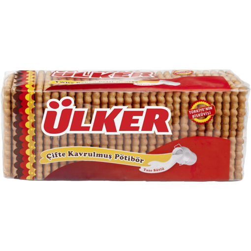 Ülker Pötibör Bisküvi Çifte Kavrulmuş 175 Gr nin resmi