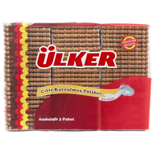 Ülker Pötibör Bisküvi Çifte Kavrulmuş 450 Gr nin resmi