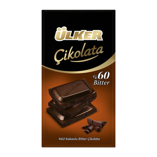 Ülker Tablet Çikolata Bitter 70 Gr nin resmi