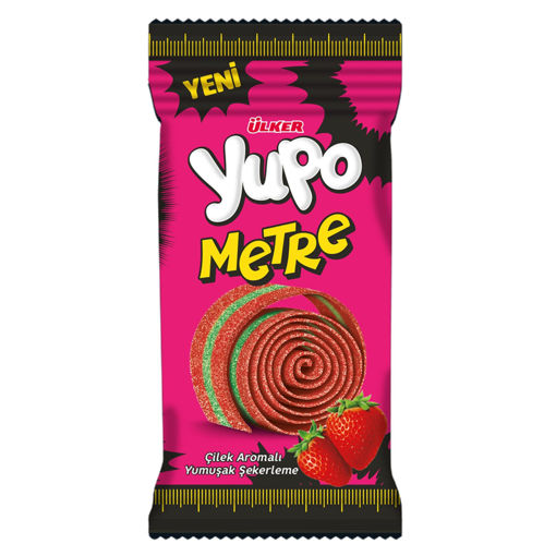 Ülker Yupo Metre Çilek Aromalı 50 Gr nin resmi