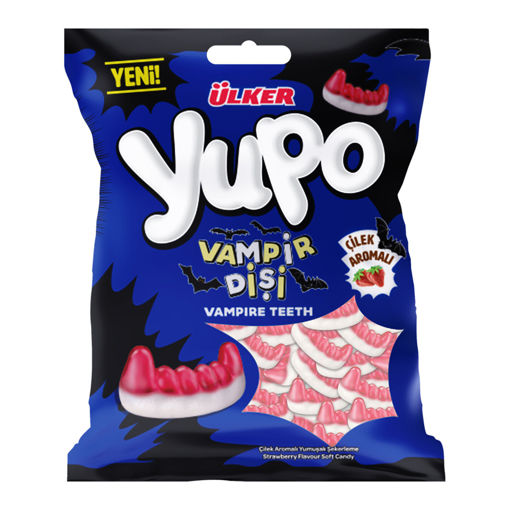 Ülker Yupo Vampir Dişi Yumuşak Şekerleme 80 Gr nin resmi