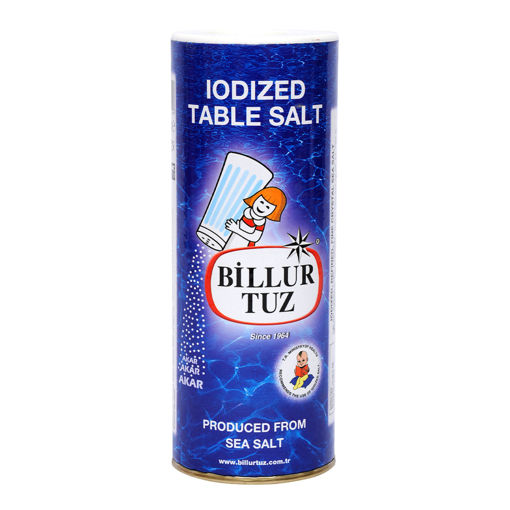 Billur Tuz İyotlu Sofra Tuzu 500 Gr nin resmi
