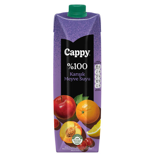 Cappy %100 Karışık Meyve Suyu 1 L nin resmi