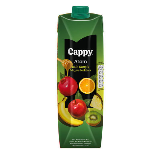 Cappy Atom Ballı Karışık Meyve Nektarı 1 L nin resmi