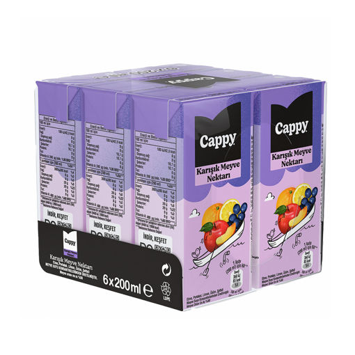 Cappy Karışık Meyve Nektarı 6 X 200 Ml nin resmi