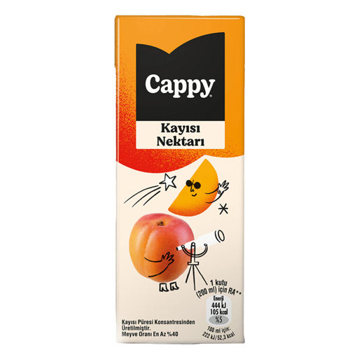 Cappy Meyve Suyu Kayısı 200 Ml nin resmi