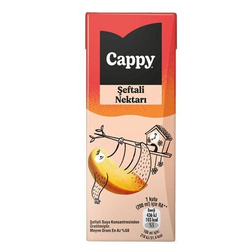 Cappy Şeftali Nektarı 200 Ml nin resmi