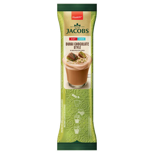 Jacobs Cappucino Dubai Chocolate 19.5 Gr nin resmi